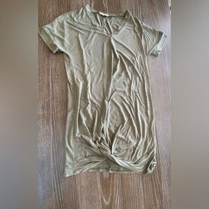 Altar’d state knot front tshirt dress